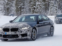 BMW вывел на зимние тесты новую BMW M5 2021 года