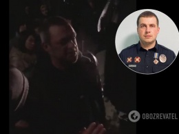 ''Тебя бы на передовую!'' В Новых Санжарах пьяный устроил ссору с полицейским-ветераном. Видео 18+