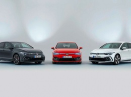 Новые VW Golf GTI, GTD и GTE представлены официально