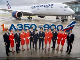 Airbus передал первый A350-900 Аэрофлоту с новым бизнес-классом