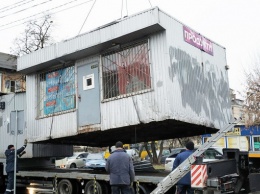 На прошлой неделе в Киеве было демонтировано 82 незаконно размещенных временных сооружения