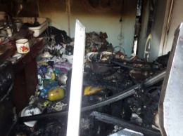 В Переяславе сгорела набитая хламом квартира