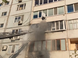 На улице Набережная 4 горела квартира...(Видео)