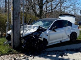 Новенький BMW M5 разбили через 11 километров после покупки