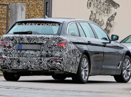 Гибридный BMW 5 Series Touring заметили на Нюрбургринге (ВИДЕО)