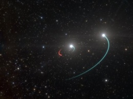 Видно и без бинокля: ученые нашли недалеко от нас тройную звездную систему с черной дырой в центре