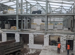 В школе на Харьковщине строят новый двухэтажный корпус
