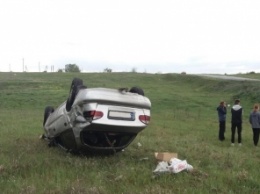 Водитель чудом не пострадал в ДТП - фото авто после аварии