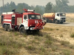 В Запорожской области пожар в лесничестве тушили 52 спасателя - фото