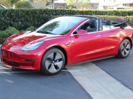 Tesla Model 3 можно превратить в кабриолет, но это будет дорого