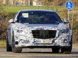 На тестах замечен прототип роскошного Mercedes-Maybach S-Class нового поколения (ФОТО)