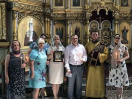 В Свято-Николаевском соборе Каменского провели молебен за медиков