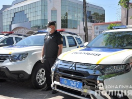 На Полтавщине полиция получила восемь новых автомобилей