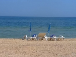 В 40-градусную жару в Кирилловке застыло море (фото, видео)