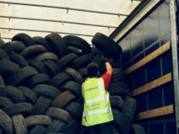 Жители Латвии во время акции сдали 76 тонн шин