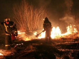 За сутки спасатели Днепропетровской области 35 раз выезжали на пожары в экосистемах