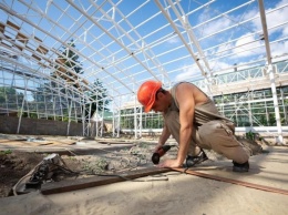 В Запорожье строят уникальную оранжерею почти на тысячу квадратных метров