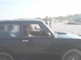 В Одесской области на пляже женщина устроила «гонки» среди отдыхающих