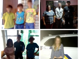 Полицейские Херсонщины разыскали и вернули родителям детей-беглецов