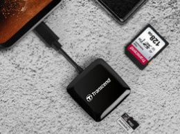 Transcend представляет компактный кард-ридер RDC3, оснащенный USB Type-C