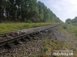 В Житомирской области взорвали рельсы под поездом с нефтепродуктами. Фото