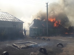 Пожар на Харьковщине: 52 человека эвакуированы