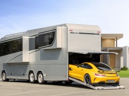 В сети показали роскошный автодом со встроенным гаражом (ФОТО)