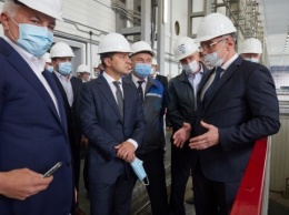 Зеленский проинспектировал строительство гидроагрегата на Днестровской ГАЭС