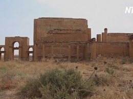 Древний город Хатра в Ираке по-прежнему стоит, поврежденный исламистами (видео)