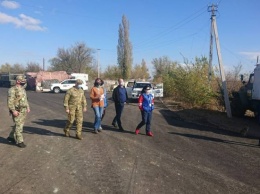 Представители ООН осмотрели КПВВ в Луганской области