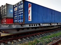 В Украину прибыл третий контейнерный поезд из Китая по новому маршруту