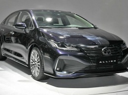 Представлен новый седан Toyota Allion