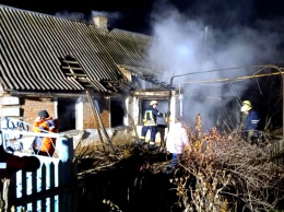 В селе Борисовка горел частный дом: есть пострадавший