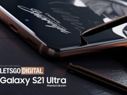 Флагман Samsung Galaxy S21 Ultra с пером S Pen предстал на качественных рендерах