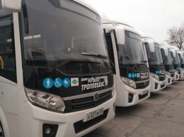 Керчь получила полсотни новеньких автобусов