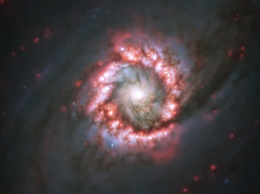 Фото дня: звездная роза вокруг сверхмассивной черной дыры