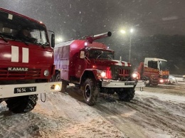Регионы Украины страдают из-за снегопадов