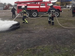 В Запорожской области спасатели тушили пожар в районной больнице