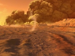 Зонд NASA заснял пылевого дьявола на Марсе [ФОТО]