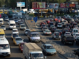 В Киеве с утра огромные пробки