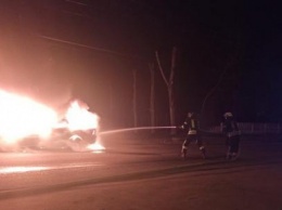 Вспыхнул на ходу: в Кривом Роге сгорел автомобиль