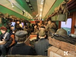 «Поезд Победы» принял первых посетителей в крымской столице