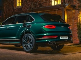 Кроссовер Bentley Bentayga Hybrid зазеленел в ателье Mulliner