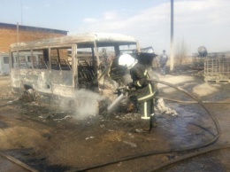 Во Львовской области сгорели три автобуса