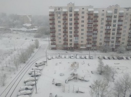 В Украине прошли снегопады