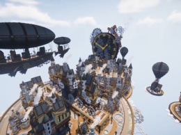 Видео: игрок построил в Minecraft необычный город в стимпанковом антураже
