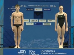 Украина победила в парных прыжках в воду на чемпионате Европы