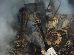 Под Харьковом сгорел дачный дом