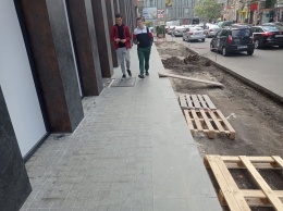 В центре Днепра появится тротуар с подогревом