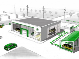 Škoda нашла применение использованным батареям электромобилей и гибридов